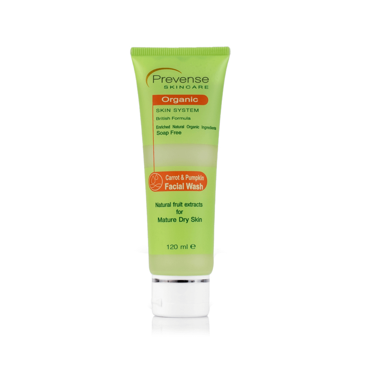 Prevense Carrot & Pumpkin Facial Wash for Mature Dry skin 120ml
